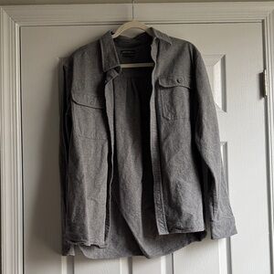 Eddie Bauer Men's Gray flannel